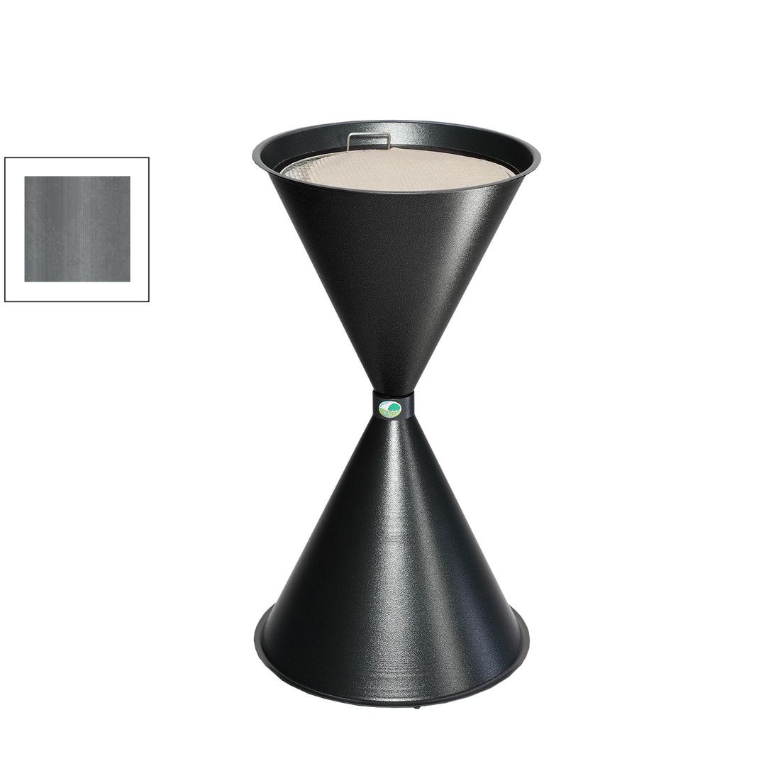 Standascher - 730 x 400 mm - Schale, Sieb - Antik silber