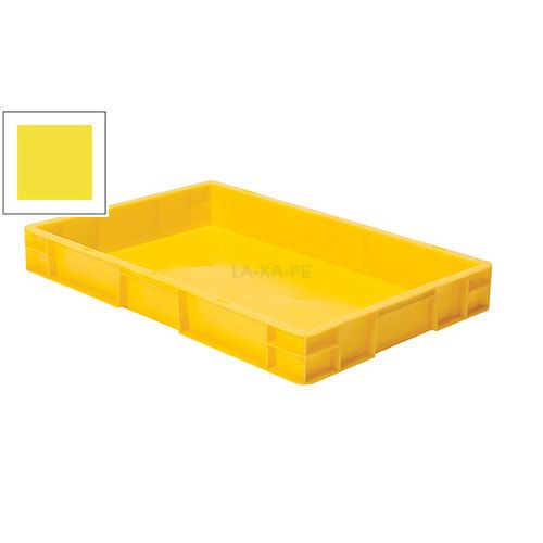 Eurobox - Eurokasten - Volumen 14,5 l - Boden und Wände geschlossen - 75 x 400 x 600 mm (HxBxT) - VE 2 Stk. - blau