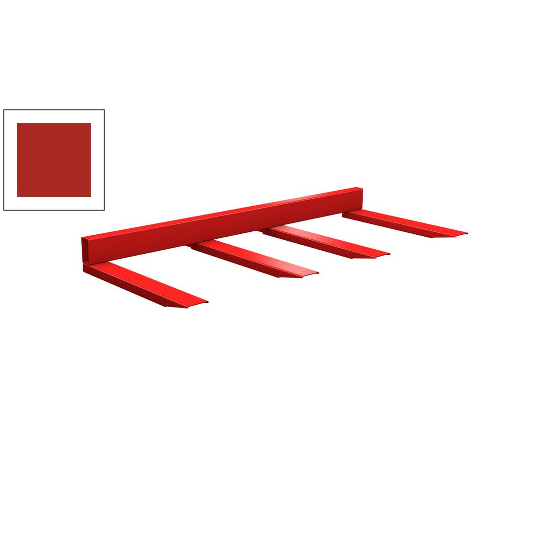 Langguttraverse - Traglast 1.500 kg - Nutztiefe 1.200 mm - 280 x 2.000 x 1.390 mm (HxBxT) - feuerrot