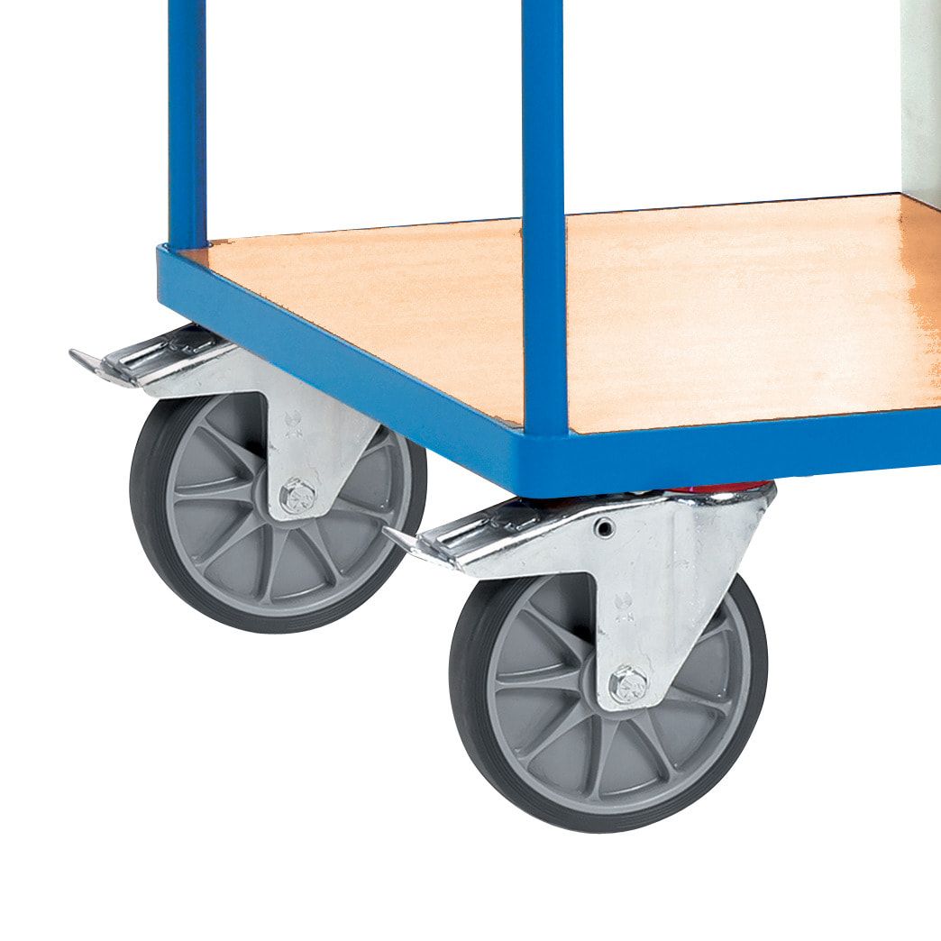 Fetra - Werkstattwagen mit Schubladenschrank - Tragkraft 600 kg - Höhe 900 mm - Ladefläche 700 x 1.050 mm - 4 Schubladen