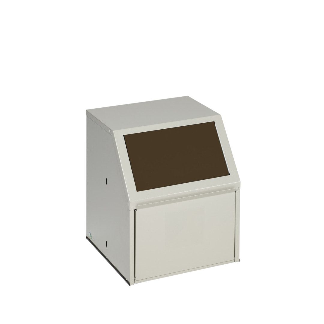 Wertstoffsammelgerät - fahrbar - 39 l - 800 x 400 x 400 mm (H x B x T) - Korpus kieselgrau - Einwurfklappe anthrazit - Abfallbehälter