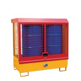Gefahrstoffdepot - 224 l Volumen - Gitterwände - Farbe wählbar
