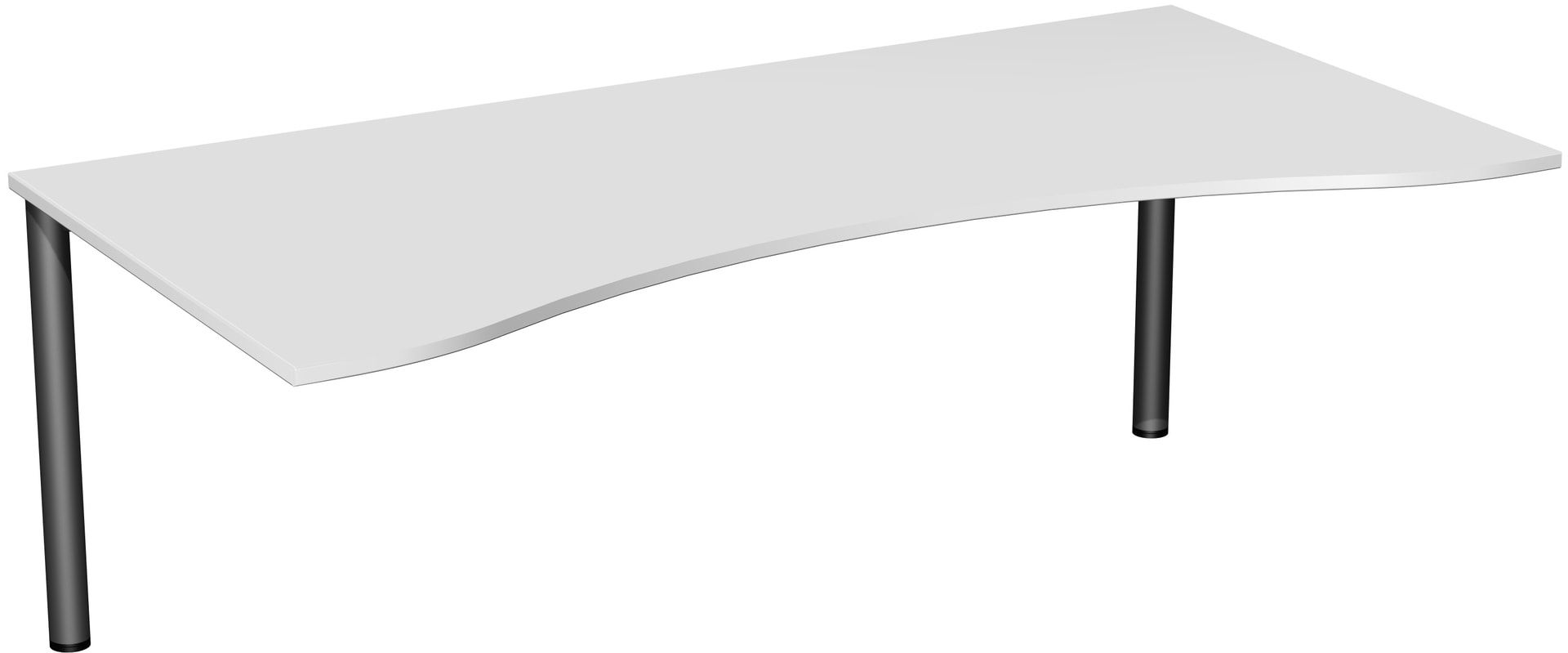 Ergo-Schreibtisch - 4-Fuß Flex - Bürotisch - 720 x 1.600 x 1.000 mm (HxBxT) - Gestell anthrazit - Ahorn