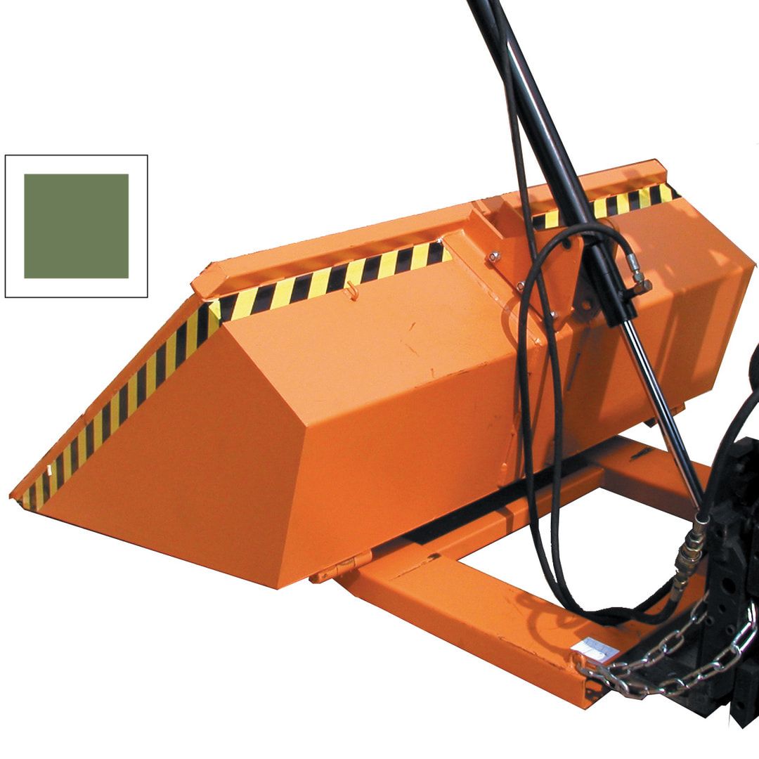 BAUER Staplerschaufel hydraulisch - 1.200 l - 1.500 kg - Doppelgelenk - feuerrot