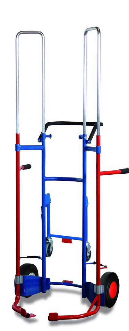 Teleskop-Reifenkarre - höhenverstellbar 1.275 - 1.905 mm - Luftbereifung - Traglast 200 kg