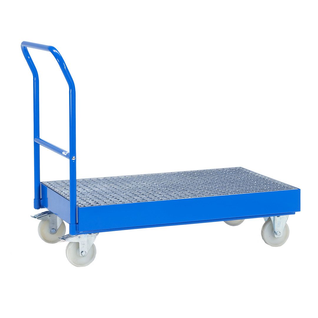 Fass-Transportwagen - für 200 l Fässer - Tragkraft 400 kg - Volumen 45 l - 600 x 1.000 mm (BxT) - Fetra