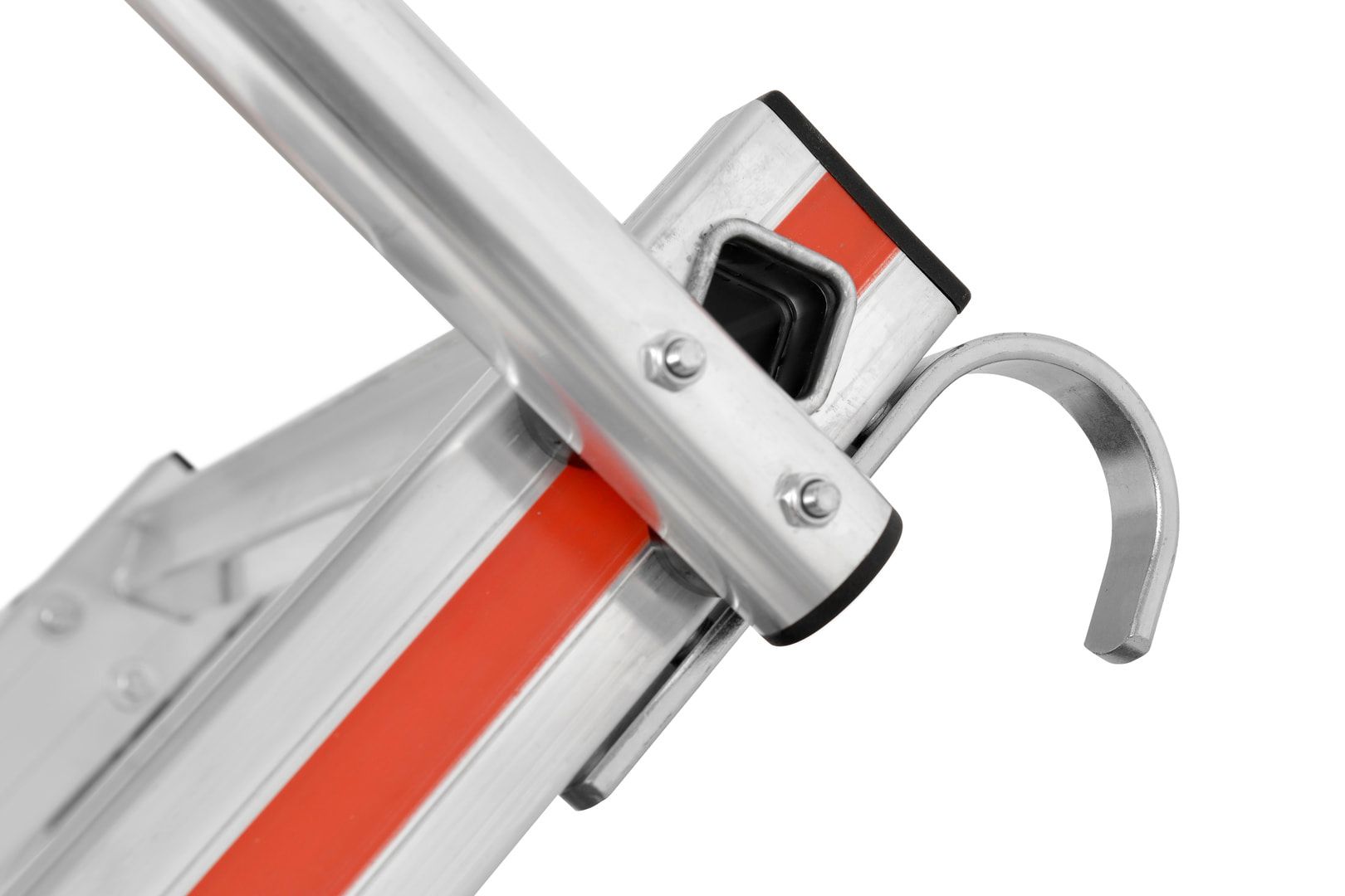 Einhänge-Schiebeleiter - Aluminium - ausziehbare Handläufe - Breite 550 mm - Länge 3.260 mm