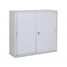 Schiebetürenschrank - Holz - 3 Böden - 1.095 x 1.200 x 400 mm (HxBxT)