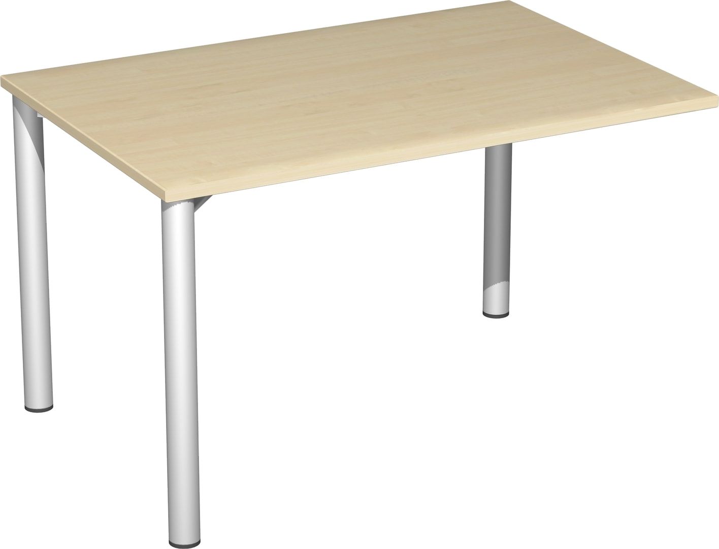 Schreibtisch - 4-Fuß Flex - Bürotisch - 720 x 1.200 x 600 mm (HxBxT) - Gestell anthrazit - Ahorn
