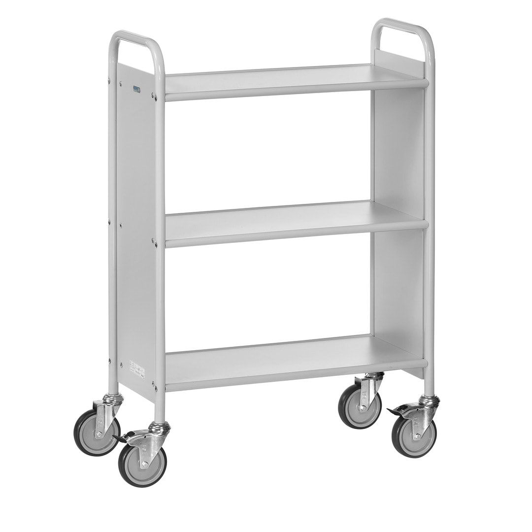 Fetra - Bürowagen - 150 kg - (BxT) 350 x 720 mm - 2 Fächer
