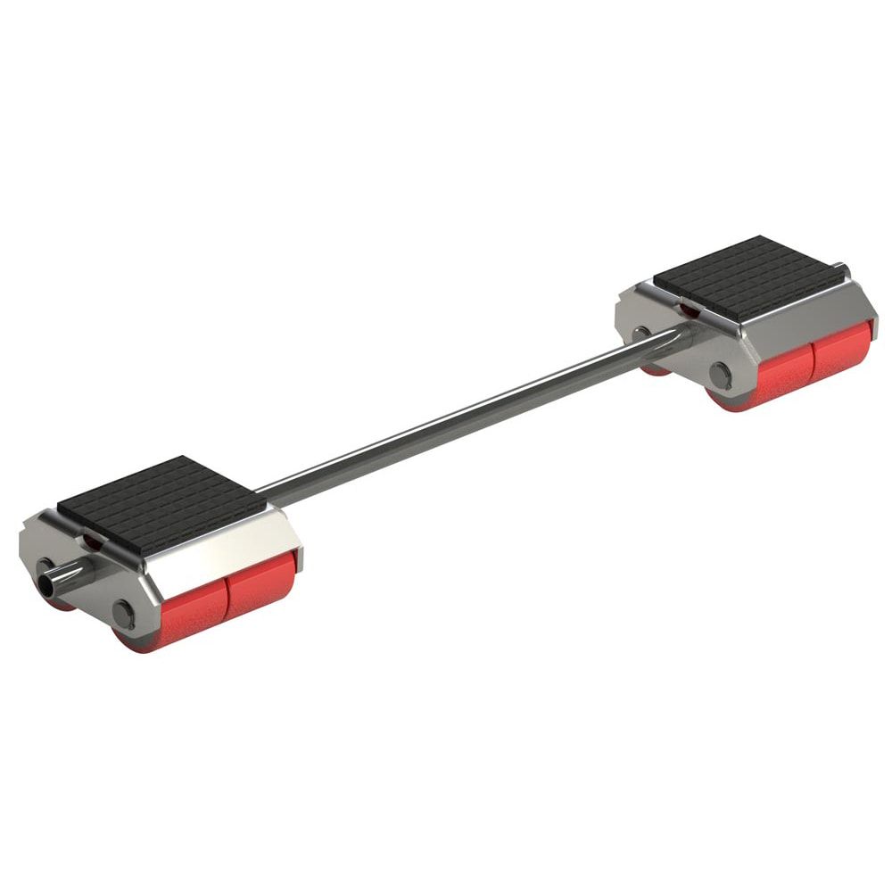 Transportfahrwerk - Schwerlastrollen - Traglast 12.000 kg - Verbindungsstange 1.100 mm - Unterfahrhöhe 110 mm