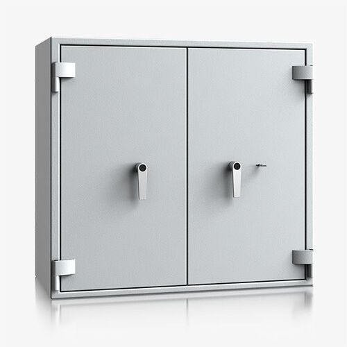 Dokumentensafe, Aktentresor, Geldschrank, Möbeltresor, VdS B S2, 60 Min feuerfest, Tür 2-flügelig, 1.045 x 1.128 x 506 mm (HxBxT), Farbe lichtgrau