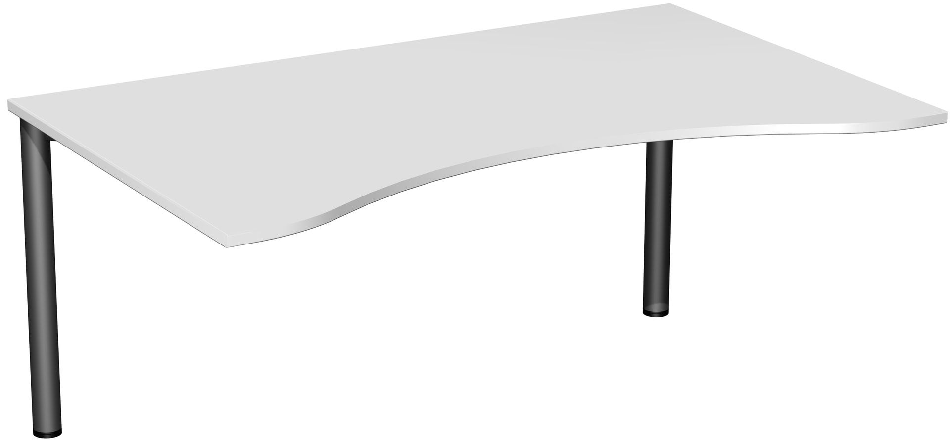 Ergo-Schreibtisch - 4-Fuß Flex - Bürotisch - 720 x 1.600 x 1.000 mm (HxBxT) - Gestell anthrazit - Ahorn