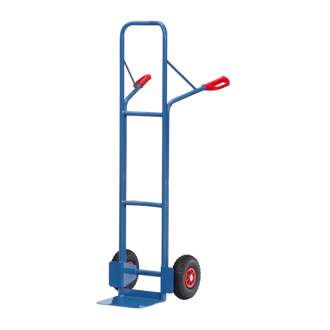 Fetra - Stahlrohrkarre - 300 kg - (HxBxT) 1.600 x 320 x 250 mm - Luftbereifung