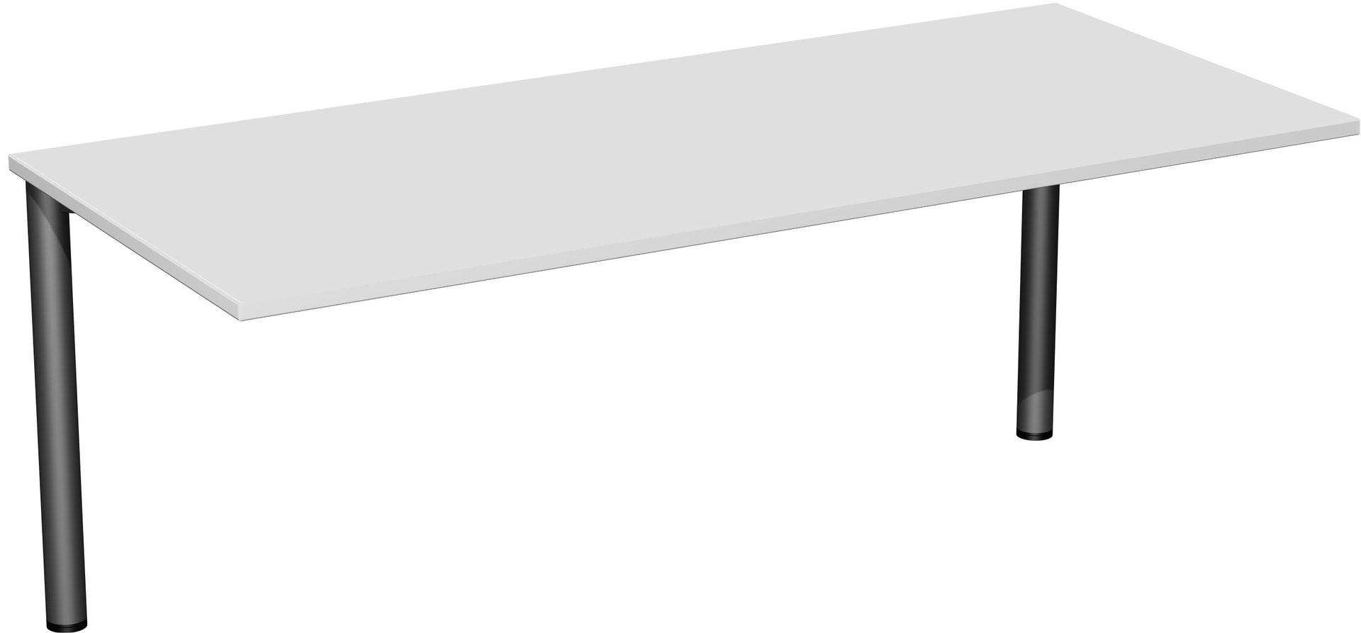 Schreibtisch - 4-Fuß Flex - Bürotisch - 720 x 1.000 x 800 mm (HxBxT) - Gestell anthrazit - Ahorn