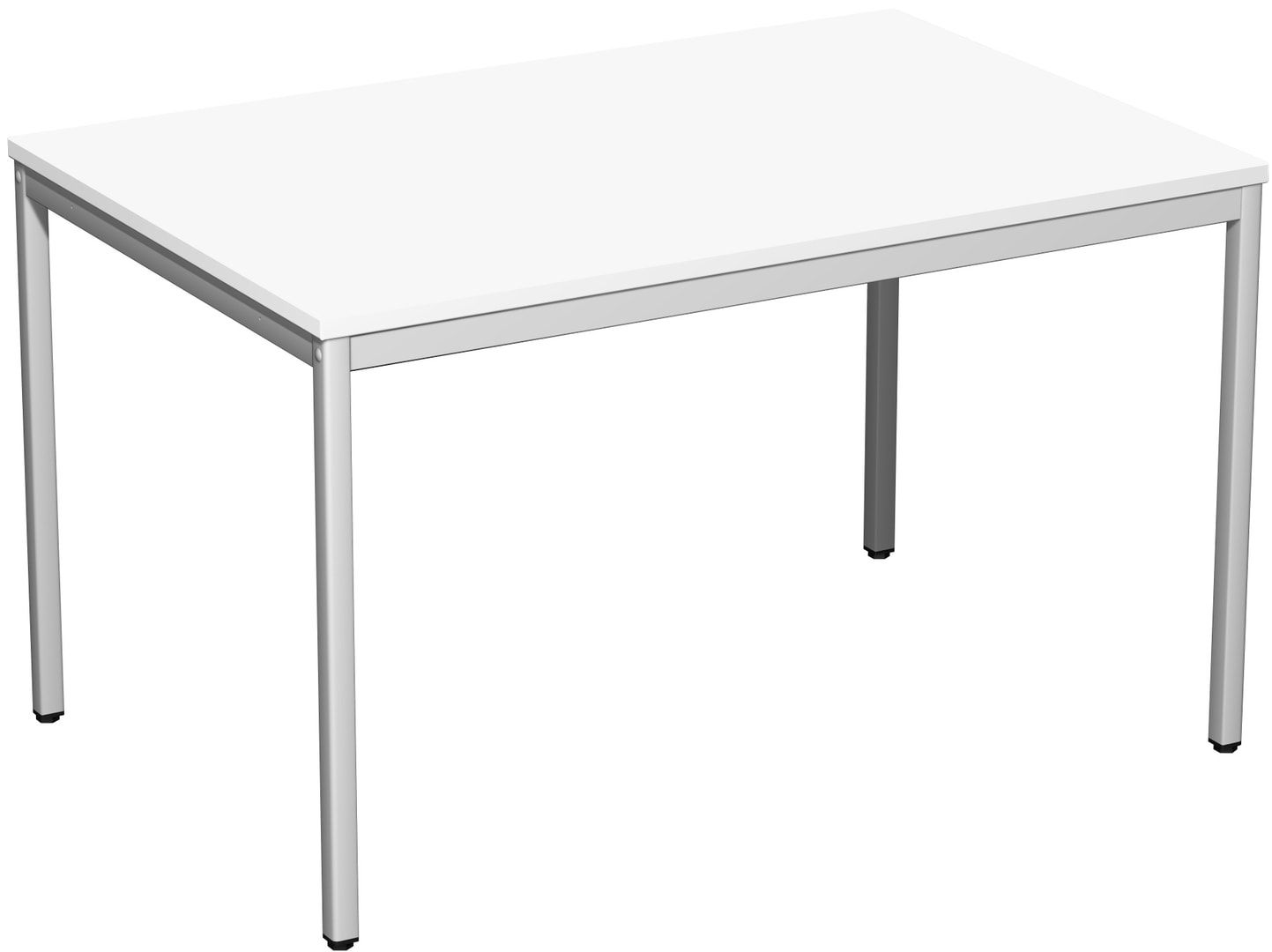 Schreibtisch - 4-Fuß Eco - Bürotisch - 720 x 1.000 x 800 mm (HxBxT) - Gestell lichtgrau - Ahorn