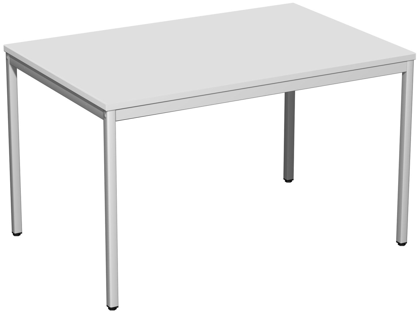 Schreibtisch - 4-Fuß Eco - Bürotisch - 720 x 1.000 x 800 mm (HxBxT) - Gestell lichtgrau - Ahorn