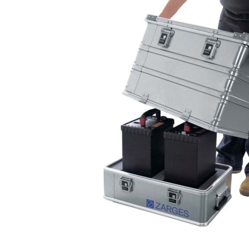 Zarges Universalkiste K 470 Plus - Oberteil - 157 Liter - 750 x 550 x 380 mm (Innenmaß) - Aluminiumkiste