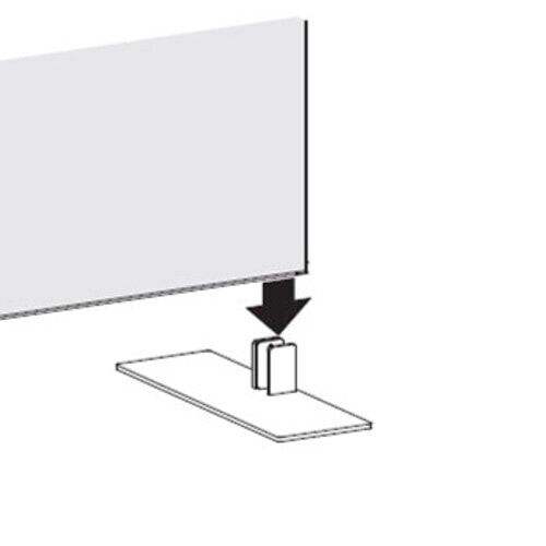 Standfuß für Stellwände, 130 x 360 mm (BxT)