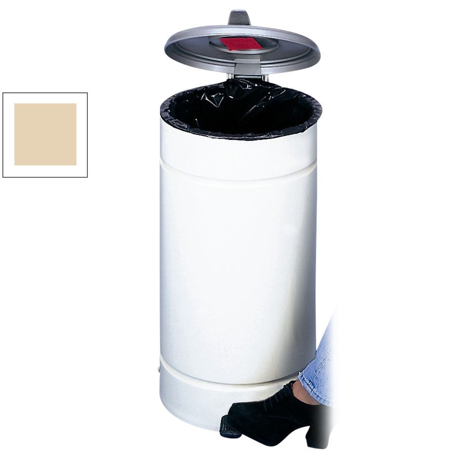 Tretabfallsammler - Mülleimer - Fußpedal - Volumen 60 l - Höhe 700 mm - Durchmesser 450 mm - enzianblau