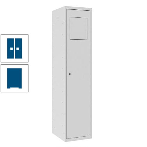 Wäschesammelschrank, Wäscheschrank, Einwurfklappe, Beutelhalter, 1.800 x 400 x 500 mm (HxBxT), Korpus anthrazitgrau, Front anthrazitgrau