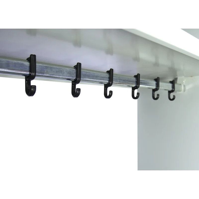 Garderobenschrank, Schließfach-Garderobe, 3 Abteile, 15 Fächer, 1.800 x 1.915 x 500 mm (HxBxT), Abteil 300 mm, Korpus lichtgrau, Front enzianblau