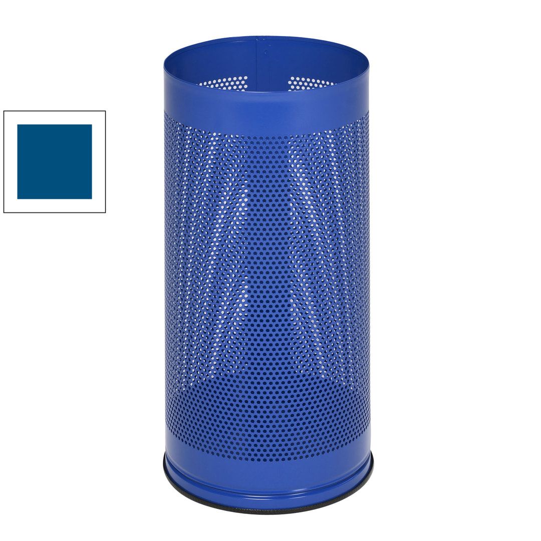 Schirmständer - gelochter Korpus - rund - 30 l - 610 x 270 x 270 mm (HxBxT) - Edelstahl