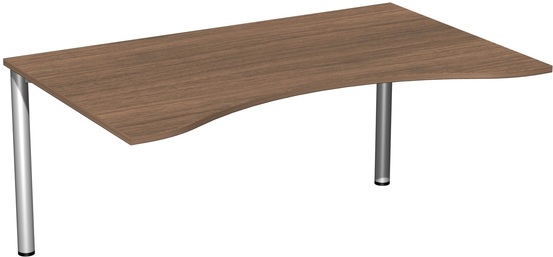 Ergo-Schreibtisch - 4-Fuß Flex - Bürotisch - 720 x 1.600 x 1.000 mm (HxBxT) - Gestell anthrazit - Ahorn