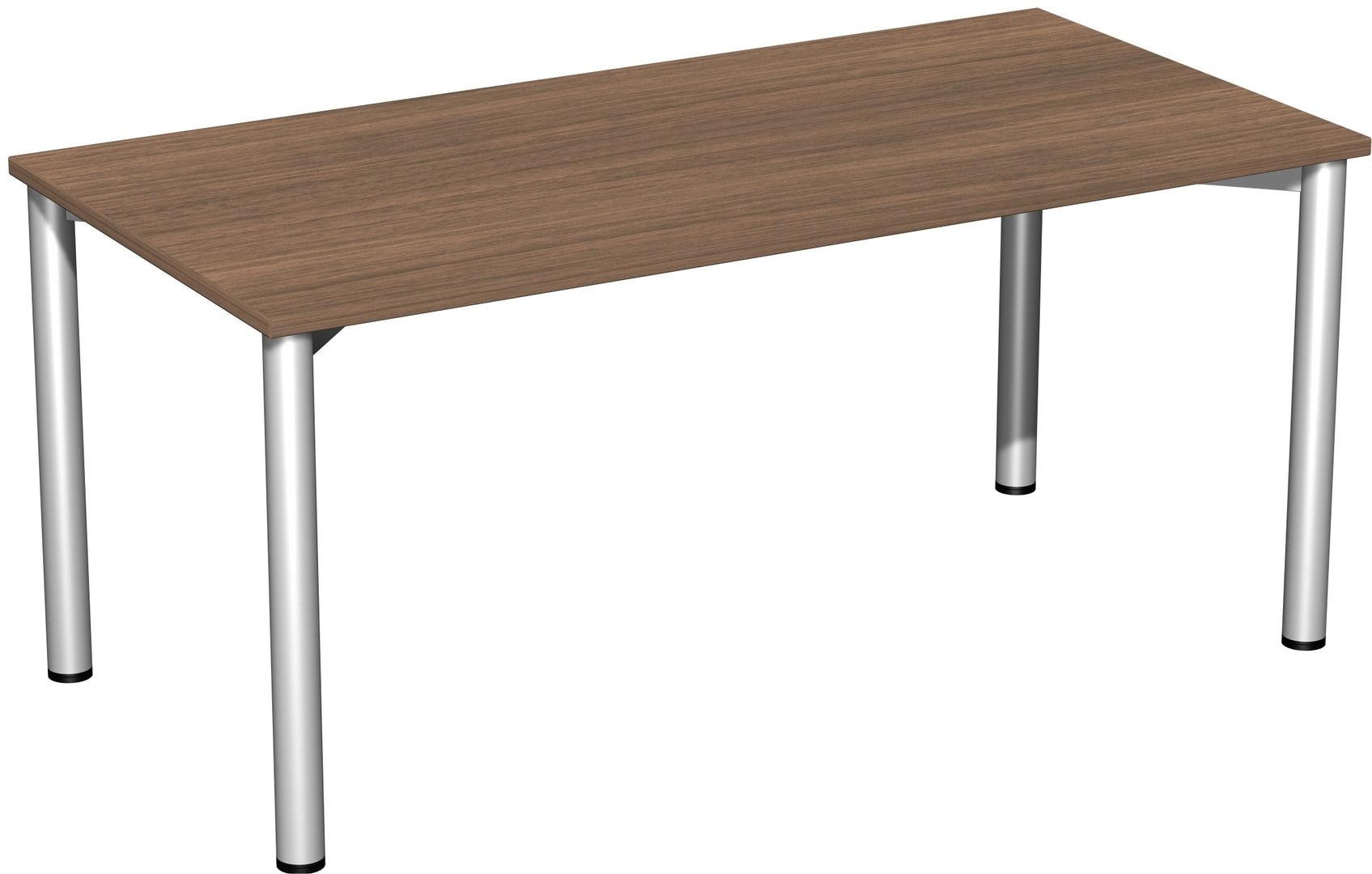 Schreibtisch - 4-Fuß Flex - Bürotisch - 720 x 1.200 x 600 mm (HxBxT) - Gestell anthrazit - Ahorn