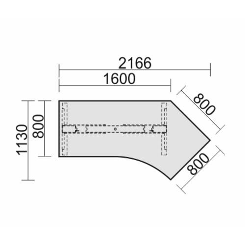 Winkelschreibtisch, Winkel rechts, Elektro Pro+, elektronisch höhenverstellbar, 625-1.285 x 2.166 x 1.130 mm (HxBxT), Gestell silber, Dekor Ahorn