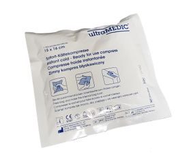 ultraMEDIC Sofort-Kältekompresse, Einmalkompresse, 20-30 Minuten, 150 x 150 mm (HxB), ca. 0,2 kg