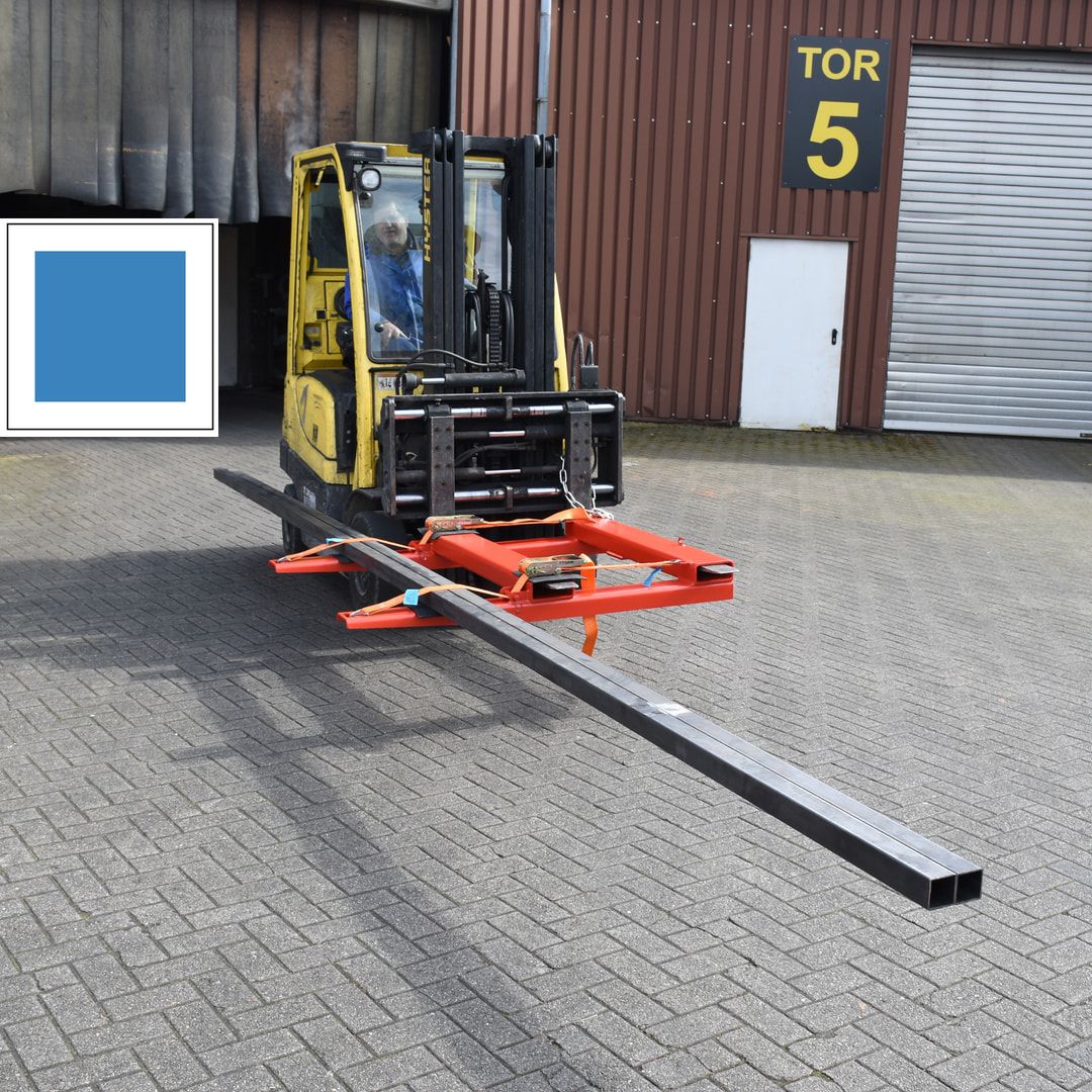 Langgutseitenlader - Traglast 750 kg - 145 x 1.100 x 1.465 mm (HxBxT) - feuerrot