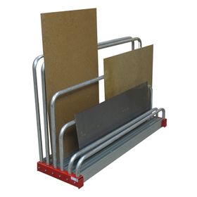 Plattenlager Regal - 5 Fächer - Fachbreite 50 mm - Fachlast 300 kg - 1.000 x 480 x 1.600 mm (HxBxT) - verzinkt