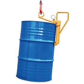 Eichinger Fassklemme, Kran, 200 l Sickenfässer, auch offene Fässer, Traglast 350 kg, verschweißt, mit Fass-Stabilisator, Farbe wählbar