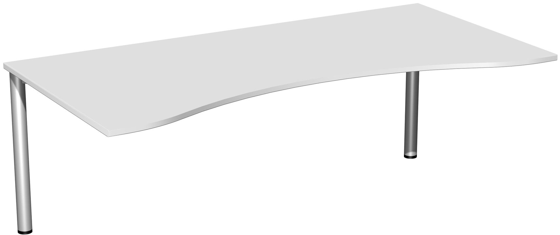 Ergo-Schreibtisch - 4-Fuß Flex - Bürotisch - 720 x 1.600 x 1.000 mm (HxBxT) - Gestell anthrazit - Ahorn
