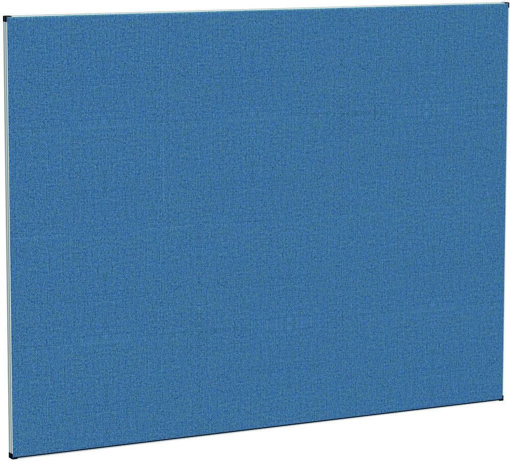 Stellwand, Trennwand, Raumteiler, Sichtschutz, schallabsorbierend, Stoffbespannung, pinnbar, Alurahmen, 1.200 x 1.000 x 27 mm (HxBxT), Calypso rot