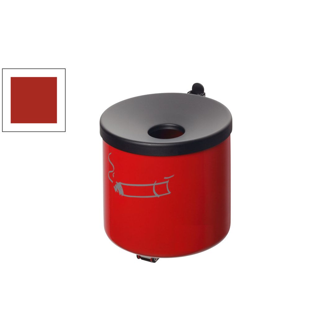Wandascher - Volumen 0,6 l - 100 x 90 x 120 mm (HxBxT) - Edelstahl