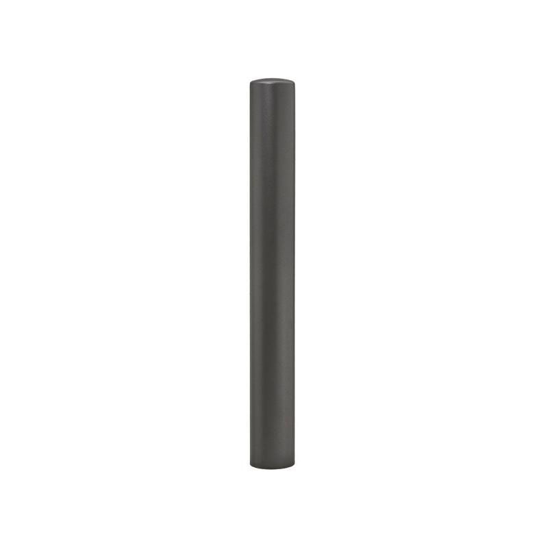 Einfacher Pfosten mit Bogenkopf - Durchmesser 114 mm - Höhe 1.000 mm - Farbe enzianblau