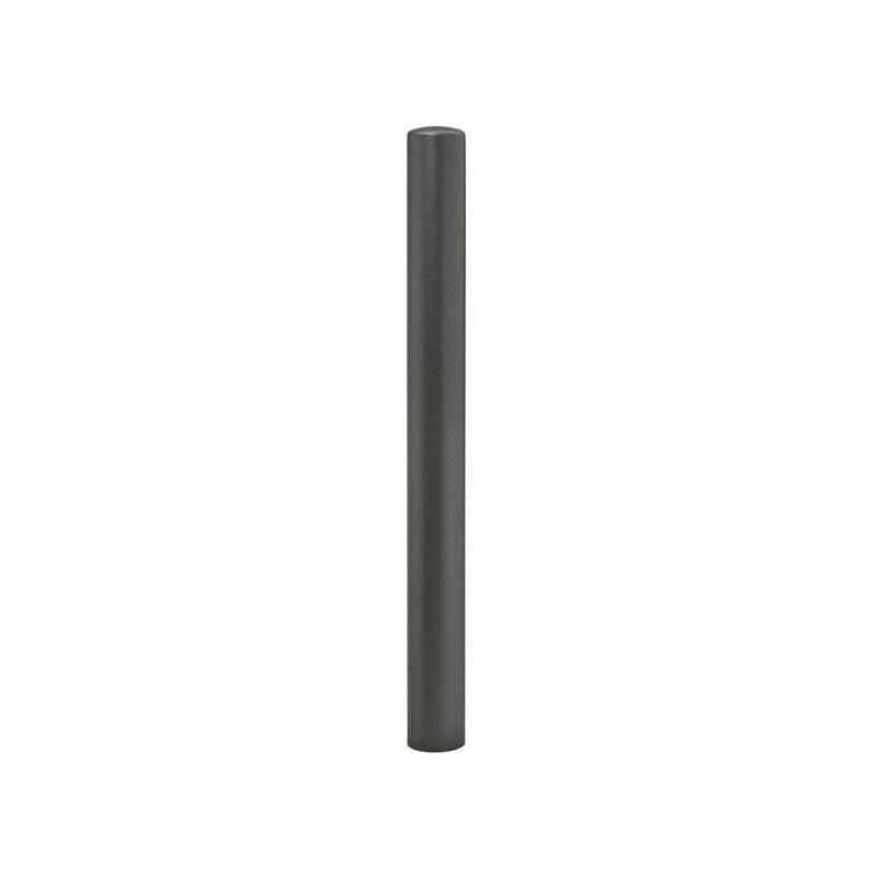 Einfacher Pfosten mit Bogenkopf - Durchmesser 90 mm - Höhe 1.000 mm - Farbe enzianblau