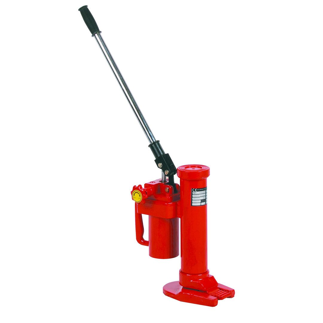 Hydraulisches Hebegerät mit Handpumpe - Hubleistung 10 t - Hubhöhe 646 mm