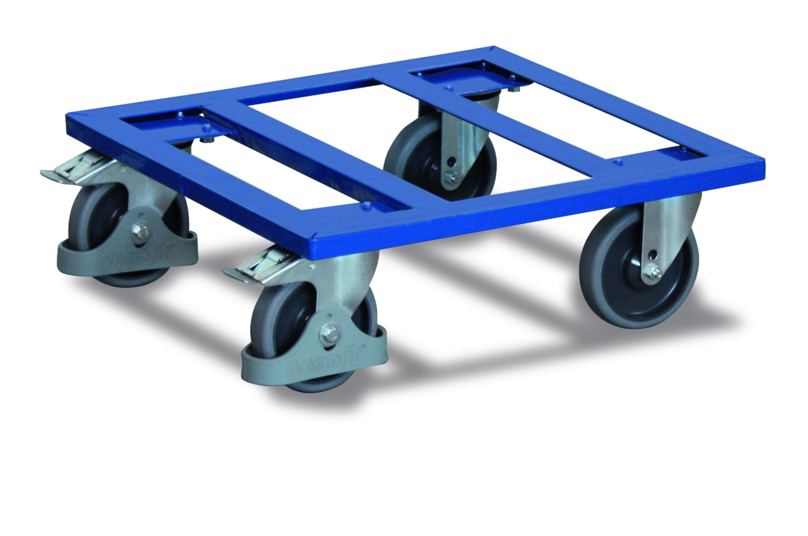 Kistenroller - 400 kg Traglast - (BxT) 500 x 500 mm - Holzladefläche
