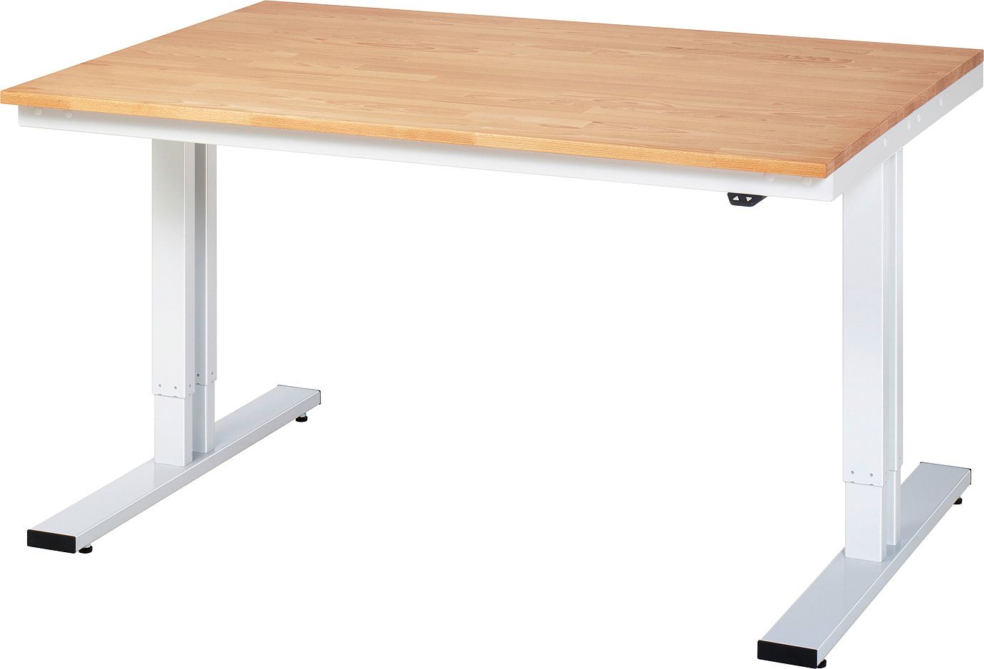Arbeitstisch - elektrisch höhenverstellbar 720 - 1.120 mm - 1.500 x 1.000 mm (BxT) - Traglast 300 kg - Buche