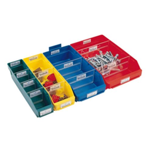 Regalkästen - PP - 95x90x300 mm - 40 Stück - Sortierkästen - Farbe blau