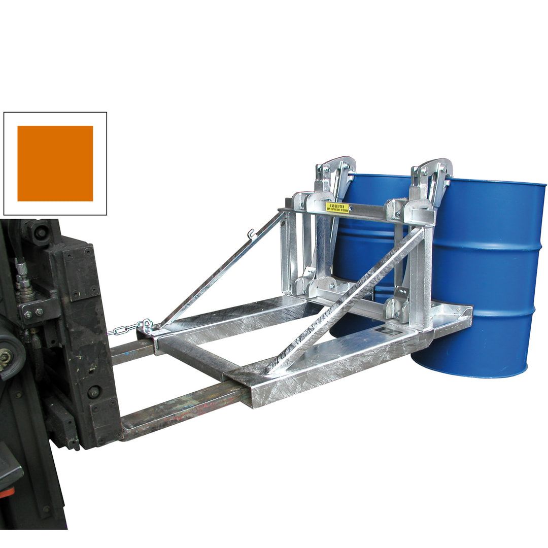 BAUER Fasslifter - 1 x 200/220-l-Fass - feuerrot