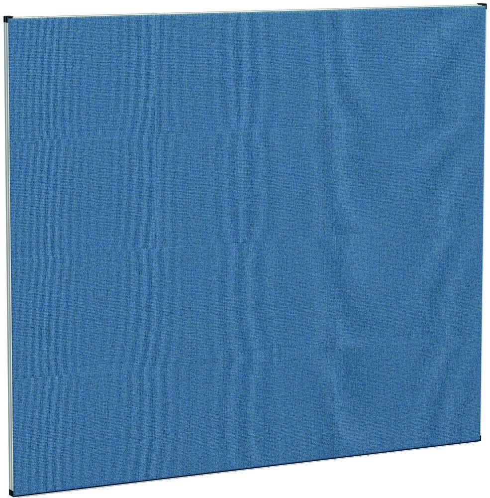 Stellwand, Trennwand, Raumteiler, Sichtschutz, schallabsorbierend, Stoffbespannung, pinnbar, Alurahmen, 1.200 x 1.000 x 27 mm (HxBxT), Calypso rot