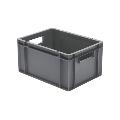 Eurobox - Eurokasten - Volumen 19 l - Boden geschlossen, Wände durchbrochen - 210 x 300 x 400 mm (HxBxT) - VE 4 Stk. - blau