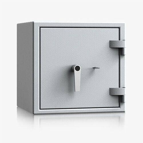 Dokumentensafe, Aktentresor, Geldschrank, Möbeltresor, VdS B S2, 60 Min feuerfest, Tür 1-flügelig, 380 x 463 x 427 mm (HxBxT), Farbe lichtgrau