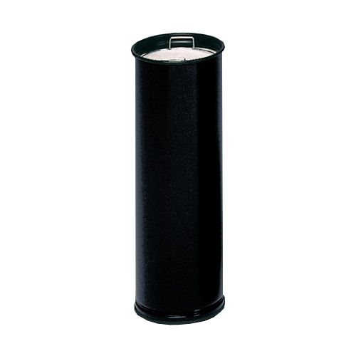 Standaschenbecher, Standascher, Höhe 660 mm, Durchmesser 230 mm, Ascher, Turmaschenbecher, enzianblau, Kippsieb, mit Sand befüllbar