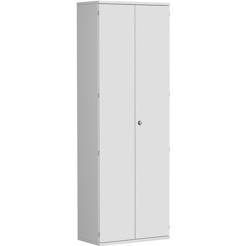 Flügeltürenschrank, Holztüren, 6 Ordnerhöhen, 5 Dekor-Einlegeböden, 2.304 x 1.000 x 425 mm (HxBxT), Frontfarbe Ahorn, Korpusfarbe Ahorn