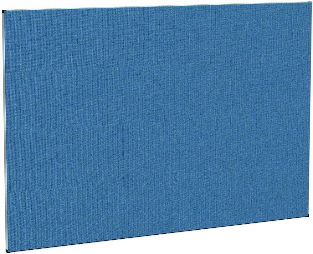 Stellwand, Trennwand, Raumteiler, Sichtschutz, schallabsorbierend, Stoffbespannung, pinnbar, Alurahmen, 1.200 x 1.000 x 27 mm (HxBxT), Calypso rot